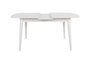 Hanah Home Retro 1193 Mesa de Comedor Extensible Blanca